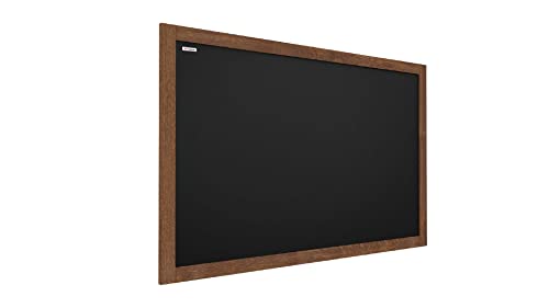 ALLboards Kreidetafel mit lackiertem Holzrahmen 70x50cm, Schwarz, Schreibtafel, Kreide