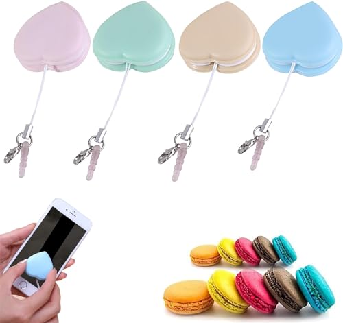 Zabernim-4 Screen Cleaner, Zabernim-4 Phone Screen Cleaner, Macaron Phone Screen Cleaner,Hoopliee Screen Cleaner, Phone Screen Cleaner, Cell Phone Cleaner (4 Heart)