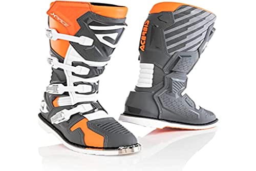 Acerbis X-Race Motocross Stiefel Grau/Orange 42