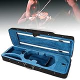 Geigenkoffer Geigenetui, Geigenkasten für 4/4 Violine Geige Größe Violinenkoffer, Violine Etui Tasche Violinenkoffer mit 2 Verstellbarer Gurt