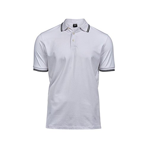 Herren Luxury Stripe Stretch Polo