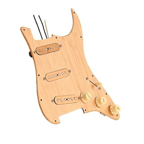 Schlagbrett-Tonabnehmer Loaded Prewired Pickguard 11 Löcher E-Gitarre Single-Coil Pickup Schlagbrett Prewired Scratch Plate Replacement