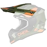 O'NEAL | Motorradhelm-Ersatzteile | Enduro Motocross | Ersatzschirm für den 2SRS Helmet SPYDE V.23 | Spare Visor 2SRS Helmet SPYDE V.23 | Grün Schwarz Orange | One Size