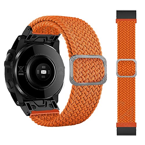 OPKDE Loop Nylon-Uhrenarmband mit Schnellverschluss für Garmin Fenix 6 6X Pro 5X 5 Plus 3HR Fenix 7X 7 Forerunner 935 MK2 Uhrenarmband, 22mm For S60 S62, Achat