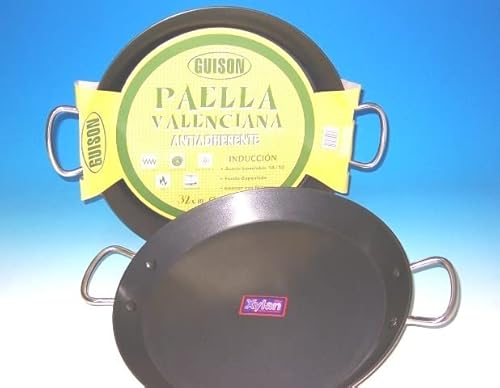 Garcima Antihaft-Paella-Pfanne, Edelstahl, silberfarben, 50 cm, 1 Stück