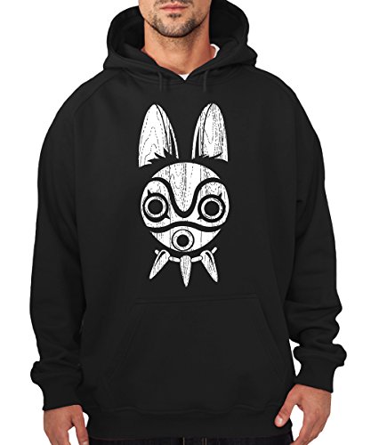 clothinx - Sans Mask Boys Kapuzenpullover Schwarz, Größe 3XL