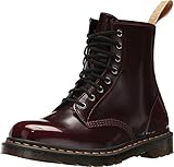 Dr. Martens Vegan 1460, klassische Damenstiefel, Rot (Cherry Red 600), 45 EU