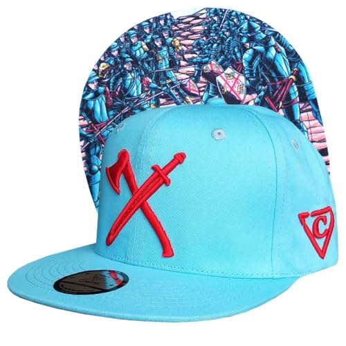 Capiche [99+ VARIATIONEN] Snapback Cap - Kappe - Baseball - Mütze - Herren - Blau - Soldat - Ritter - Kampf - Mittelalter - [Warrior] Swiss Pikemen