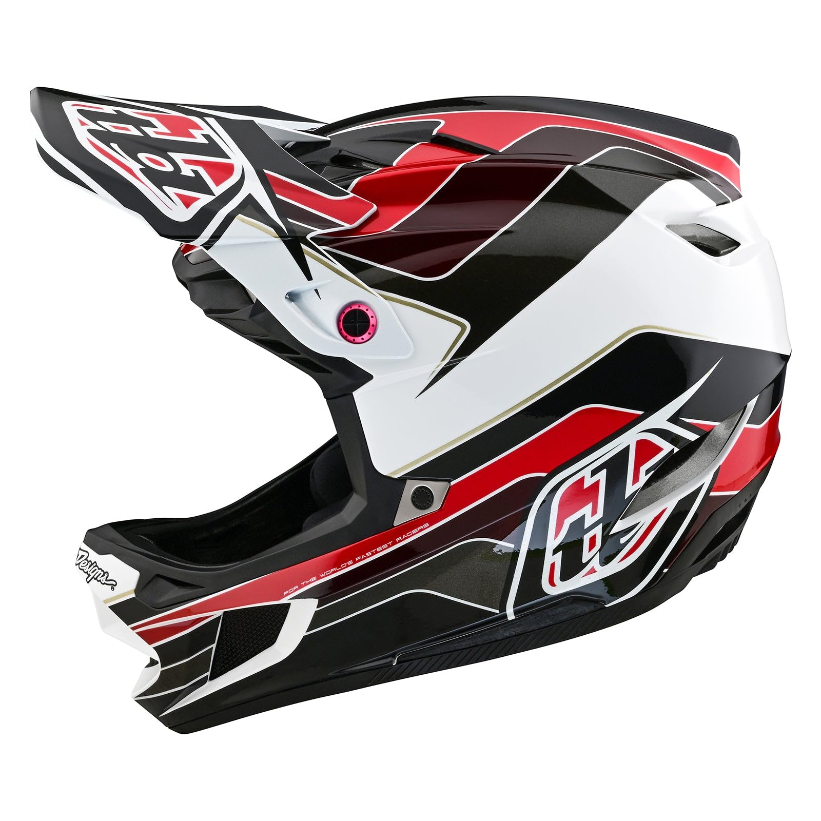 Troy Lee Designs D4 Polyacrylite, MTB-Helm, Unisex, Erwachsene, Rot, L