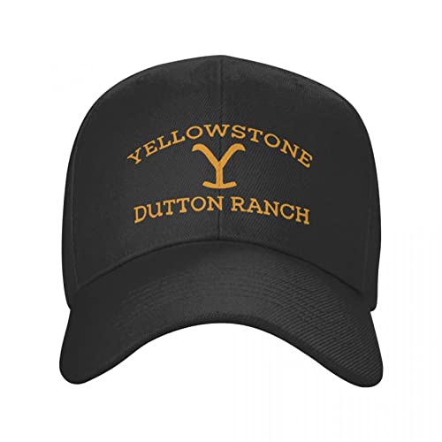 Baseballmütze Coole Yellowstone Dutton Ranch Baseballmütze Damen Herren Personalisiert Einstellbar Unisex Papa Hut Sommerkappen Hysteresenhüte