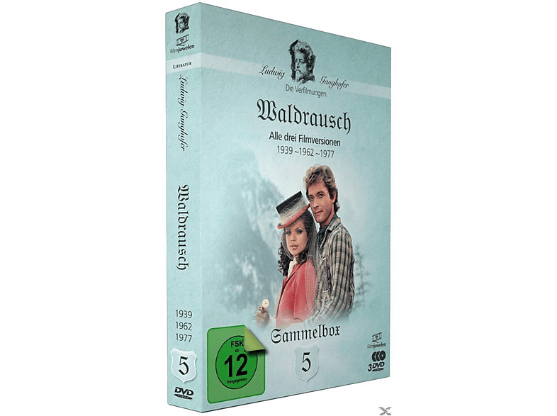 Waldrausch (1939, 1962, 1977) - Die Ganghofer Verfilmungen Sammelbox 5 DVD