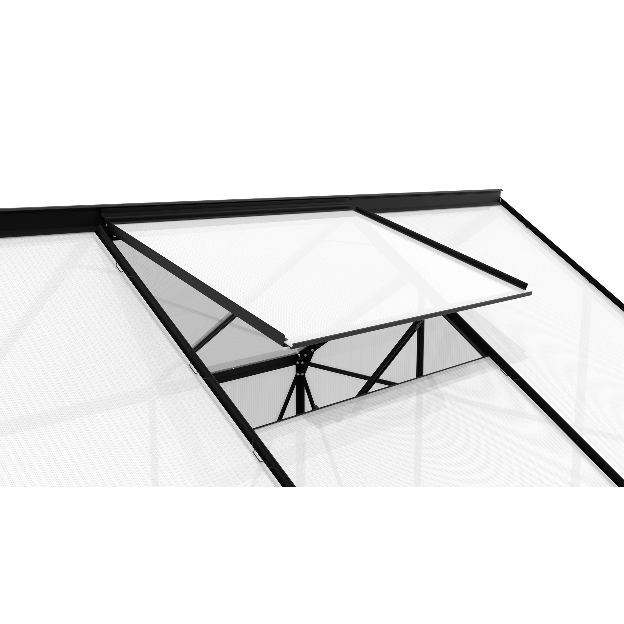 Vitavia Dachfenster für Gewächshaus 'Calypso' Aluminium anthrazit 73,6 x 57,3 cm 2