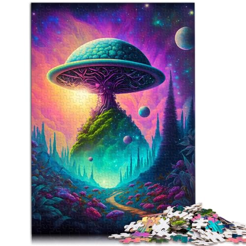 Puzzlespiel „Weed Planet“ 1000 Teile für Erwachsene, Geschenke für Erwachsene, anspruchsvolles, unterhaltsames Spiel für die ganze Familie, 1000 Teile (50 x 75 cm)