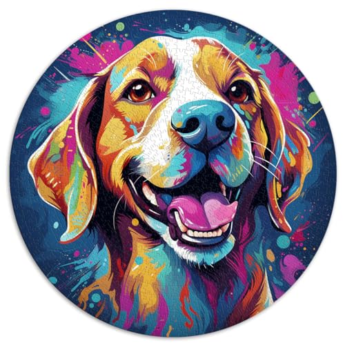 Puzzlespiel Beagle-Hund 1000 Puzzles für Erwachsene 67,5 x 67,5 cm Präzisionsschnitt-Puzzle Familienspiel zum Stressabbau Schwieriges Herausforderungspuzzle