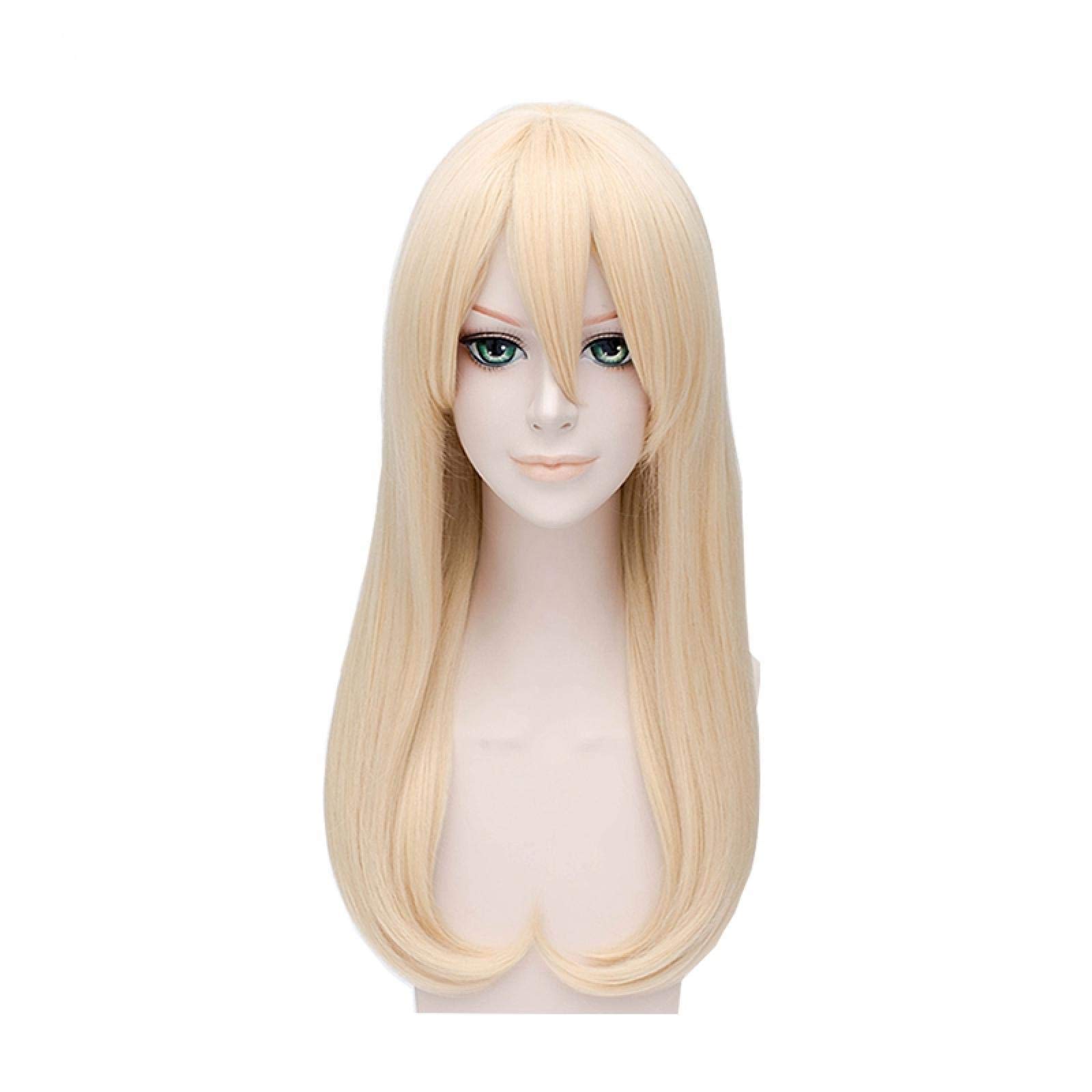 Anime cosplay perücke Sunohara-Sou kein Kanrinin-San Ayaka Sunohara Cosplay Perücken 50cm Blondes Synthetisches Haar Perucas Cosplay Perücke