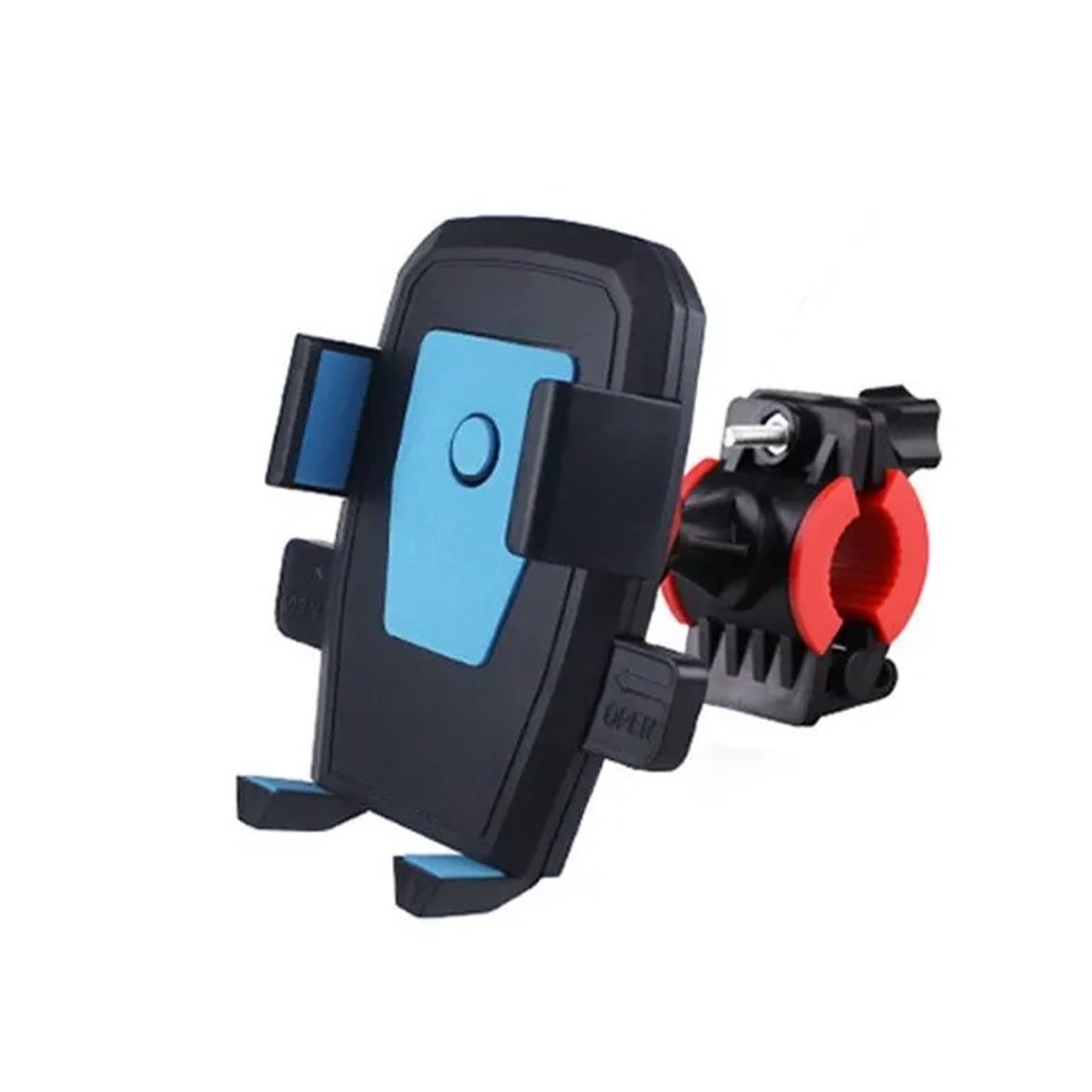 Handyhalterung Motorrad Motorrad Universal Telefon Halter Stehen Auto Lock Handy Halter Motor Bike Lenker Clip Ständer GPS Halterung Handyhalter Fahrrad(Dark Blue)