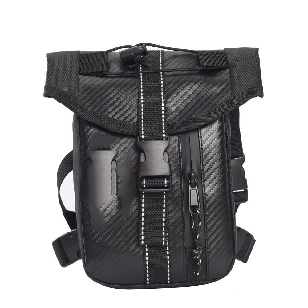 Motorrad Beintasche Männer Oxford Taille Tasche Drop Oberschenkel Bein Tasche Tasche Gürtel Hüfte Bum Geldbörse Motorrad Fahrer Umhängetasche Messenger Schulter Taschen Motorrad Tasche Bein(V)