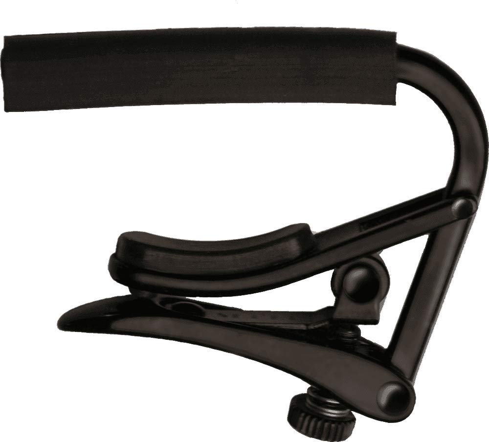 SHUBB - C1K Capo Noir, Kapodaster für Gitarre mit Stahlsaiten, Schwarz