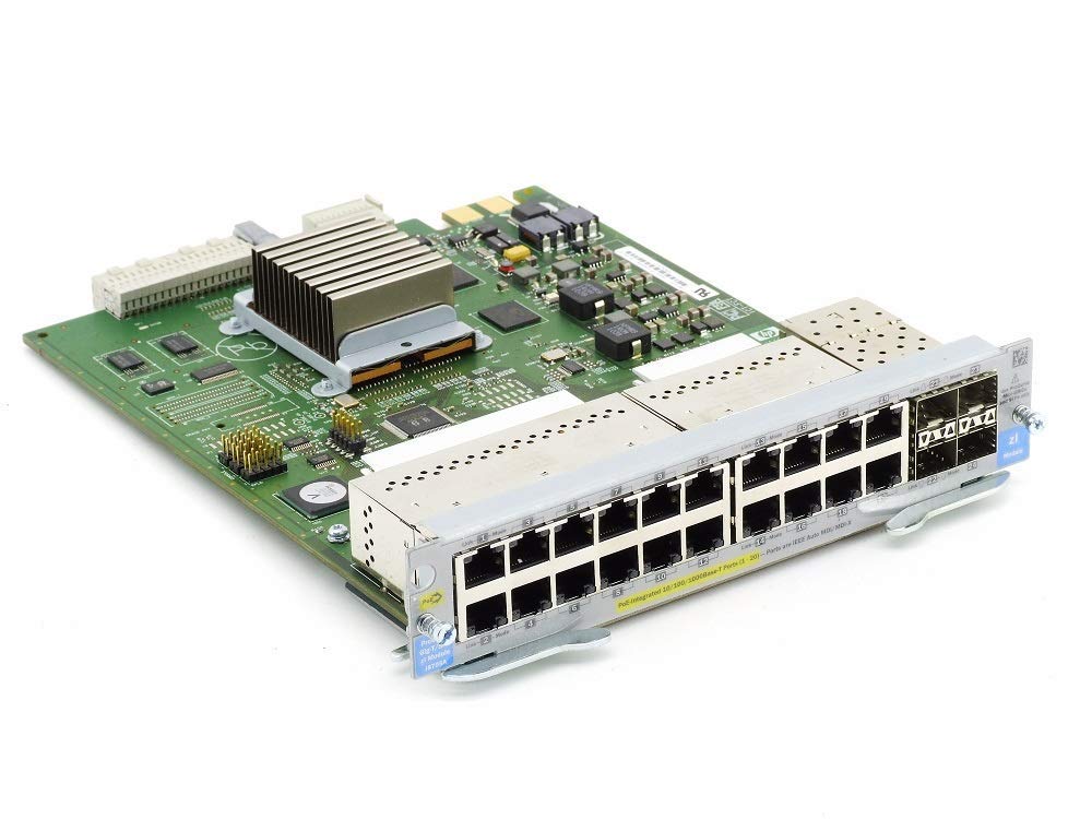 HP J8705A ProCurve 20-Port Gig-T PoE 4X SFP Mini-GBIC Module 5064-2175 5406 zl (Generalüberholt)