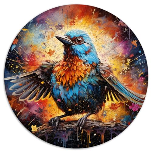 Puzzle für Star Art Sparrow, 1000 Teile, Puzzle für Erwachsene, 26,5 x 26,5 Zoll, lustige Puzzlespiele, schwierige Puzzles für Frauen und Männer