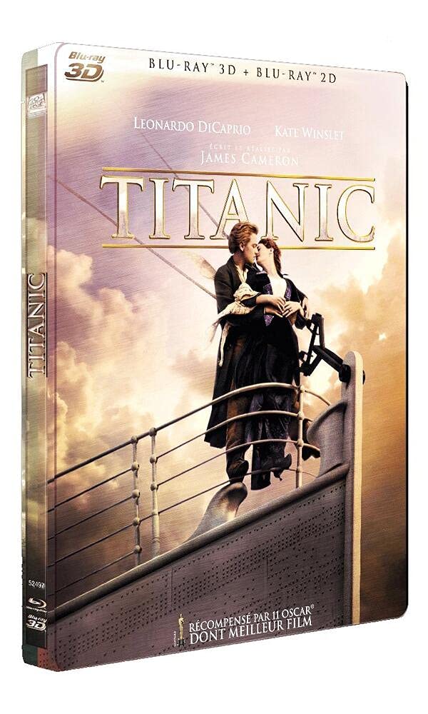 Titanic [limitierte Steelbook Edition] (+ Blu-ray) [Blu-ray 3D] [FR Import]