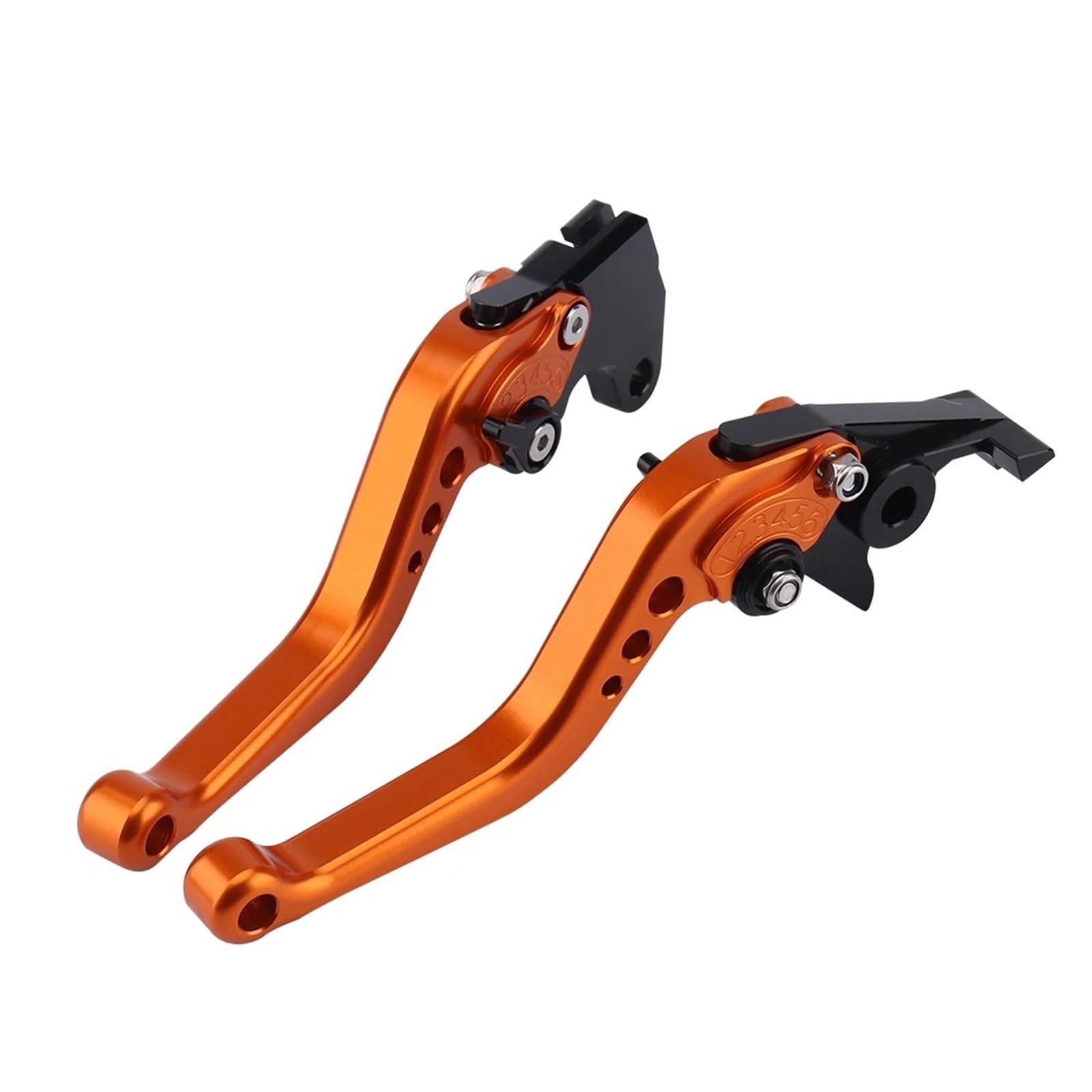 Motorrad Bremshebel Für CB1000 CB1100 CB1300 Für CBF1000 Für CBF1000A Motorrad Lange und Kurze Bremse Kupplung Hebel Griff BremsKupplungshebel(Short orange)