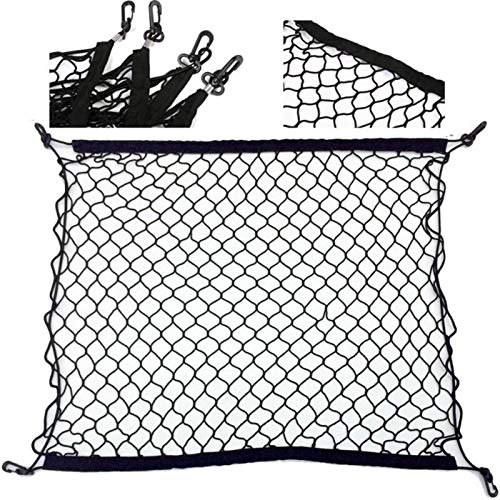 GepäCknetz Auto,GepäCknetz 90/120 * 60 cm Auto-Styling-Kofferraum-String-Mesh-elastisches Nylon-hintere Back-Fracht-Trunk-Speicherorganisator Gepäcknetzhalter Auto Accessoire(70x70)