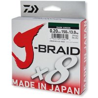 Daiwa J-Braid X8 multi color 0.16mm 9.0kg 150m