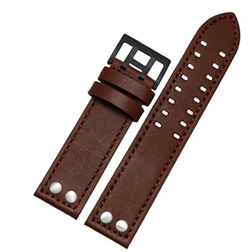 NEYENS Leder-Uhrenarmband, Handgelenk, 20 mm, 22 mm, für Hamilton Aviation H77755533 H77616533, echtes Leder, Herren-Uhrenarmband, 22 mm, Achat