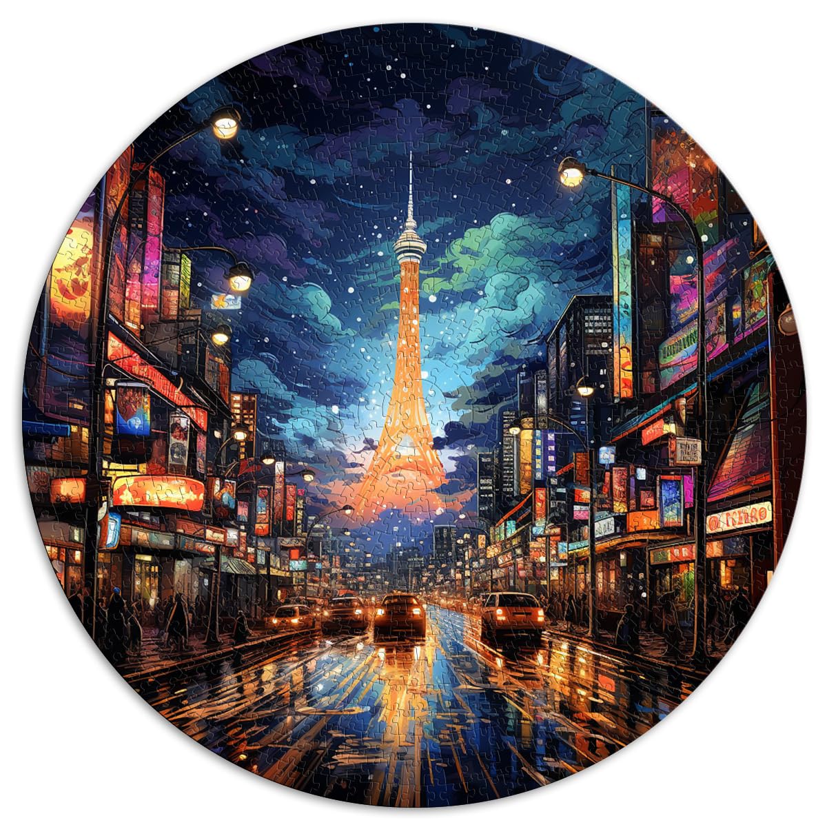 Spiel Geschenk Jigsaw Tokyo Japan Stadt Asiatisch und die jigsaw 1000 Teile für Erwachsene 67,5x67,5 cm Familie Puzzles Geschenk als Geschenke für die ganze Familie und die