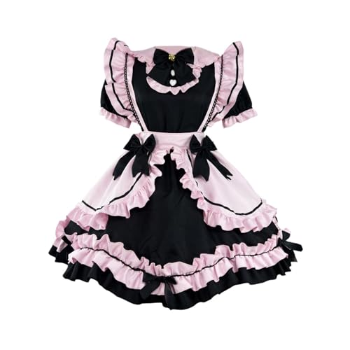 3-teiliges Französisches Dienstmädchen Kostüm Für Damen Dienstmädchen Kleid Stirnbänder Dienstmädchen Schürze Halloween Kostüm Französisches Dienstmädchen Kostüm Für Frauen Französisches Kostüm