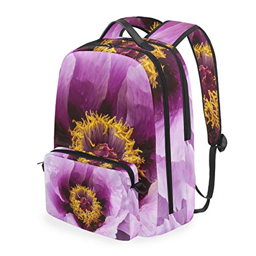 MONTOJ Campus Rucksack mit abnehmbarer Kreuztasche, Violett