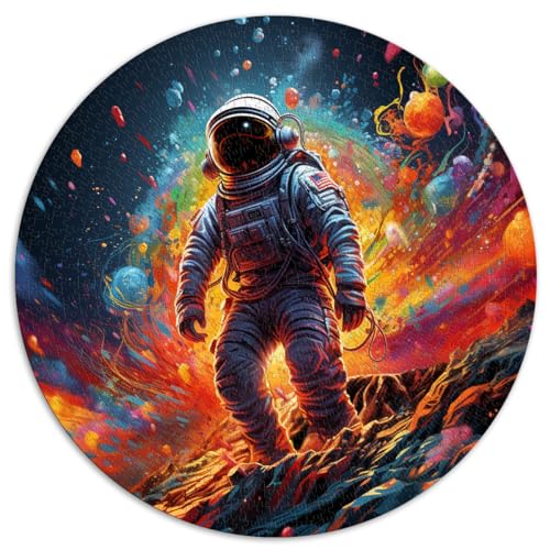 Puzzles für mysteriöse Astronauten. Puzzles für Erwachsene, 1000 Teile, 26,5 x 26,5 Zoll, Puzzlespiel, Heimkunstdekor, anspruchsvolle Spielpuzzles