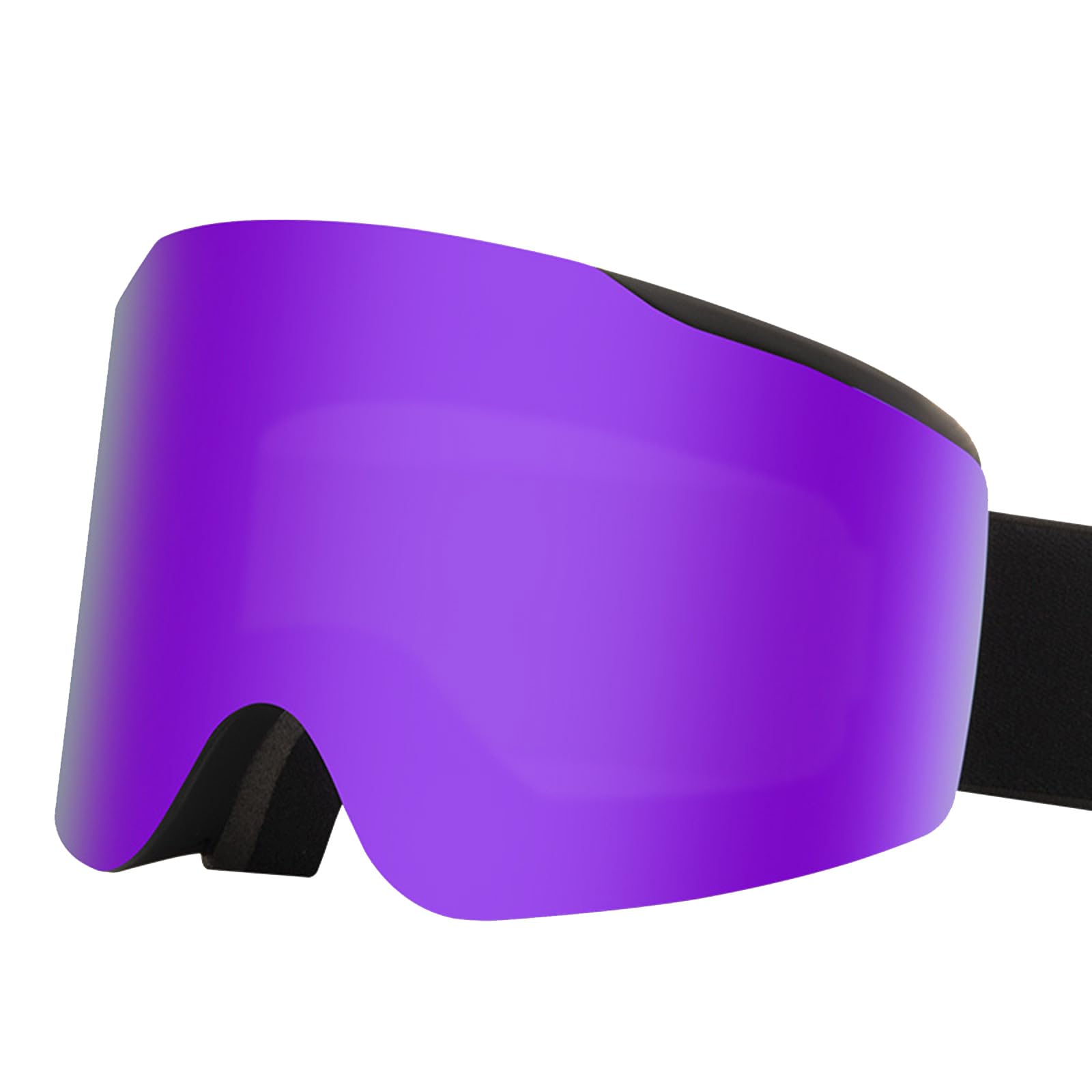 LIbgiubhy Doppelschichtige Skibrille, magnetische Snowboardbrille, Schutz, Anti-Beschlag-Schneebrille für Outdoor-Sport