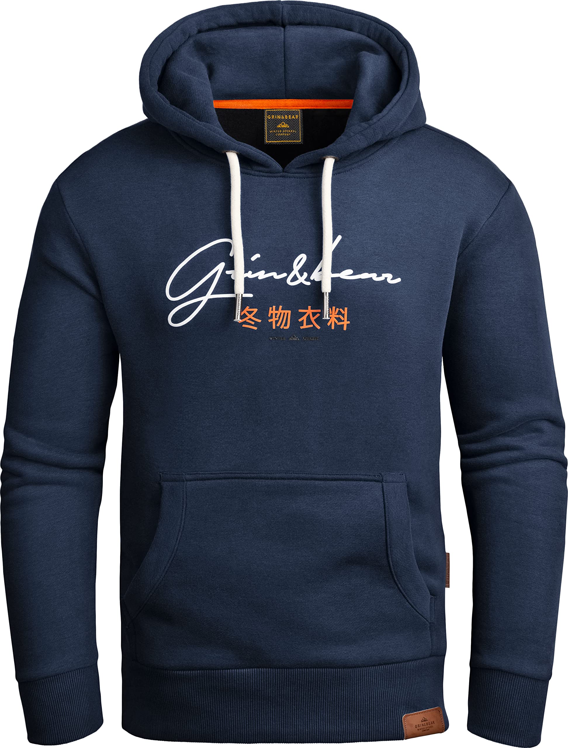 Grin&Bear Hoodie Herren Sweatshirt GEC703 Navy XL