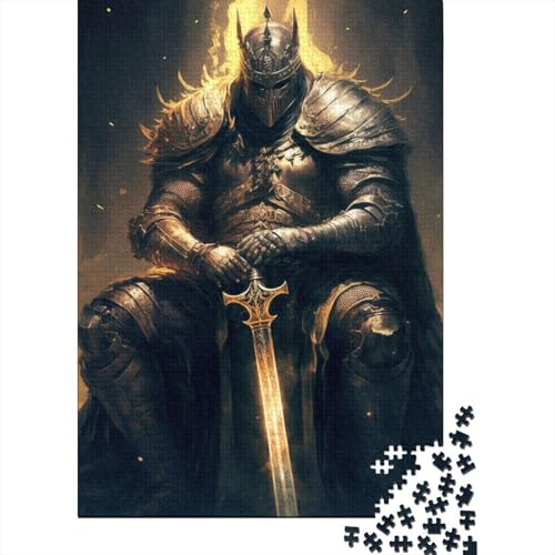 Warrior Art Puzzle für Erwachsene, 500 Teile, großes Puzzle für Erwachsene, Puzzle für Erwachsene, Lernspiel, Herausforderungsspielzeug (Größe 52x38cm)