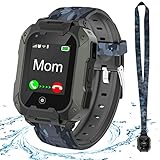 jianyana 4G Smartwatch Kinder mit GPS und Telefon, Kinder Smartwatch mit SOS, Musik-Player, Kamera, Schulmodus, Kids Smart Watch für 3-14 Jahre Jungen Mädchen Geschenke