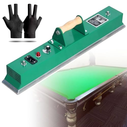 JMbpkduHs 670 Mm Billardtischtuch-Bügeleisen, Billard-Pooltisch- Und Schienenbürste, Snooker-Tischtuch Mit Einstellbarer Temperatur, Thermostatisches Pool-Pooltischtuch, 830 W