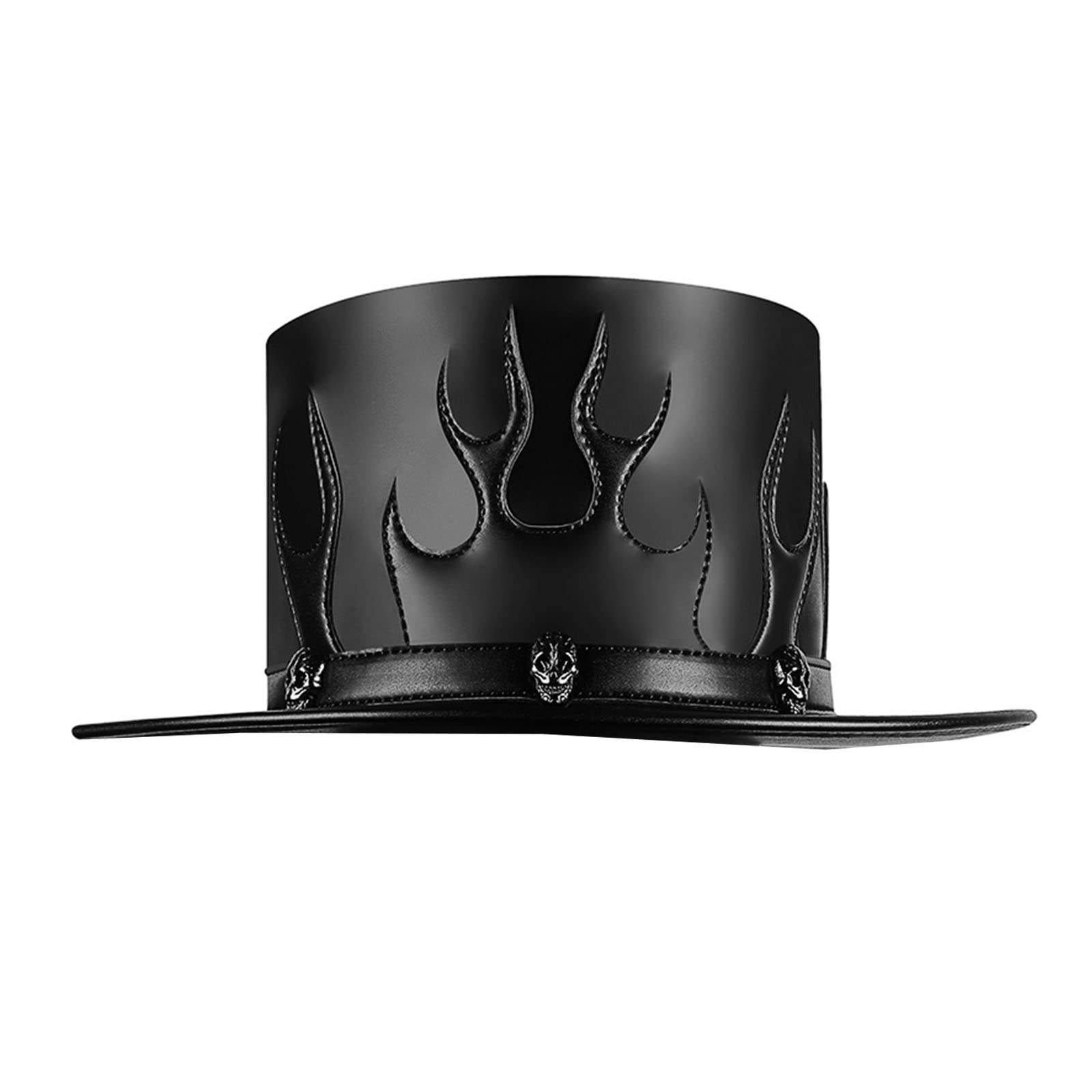 Ranuw Steampunk Männer Mit Brille Punk Zylinder Steampunk BowlerTop Maskerade Halloween Zylinder GothHat Zylinder