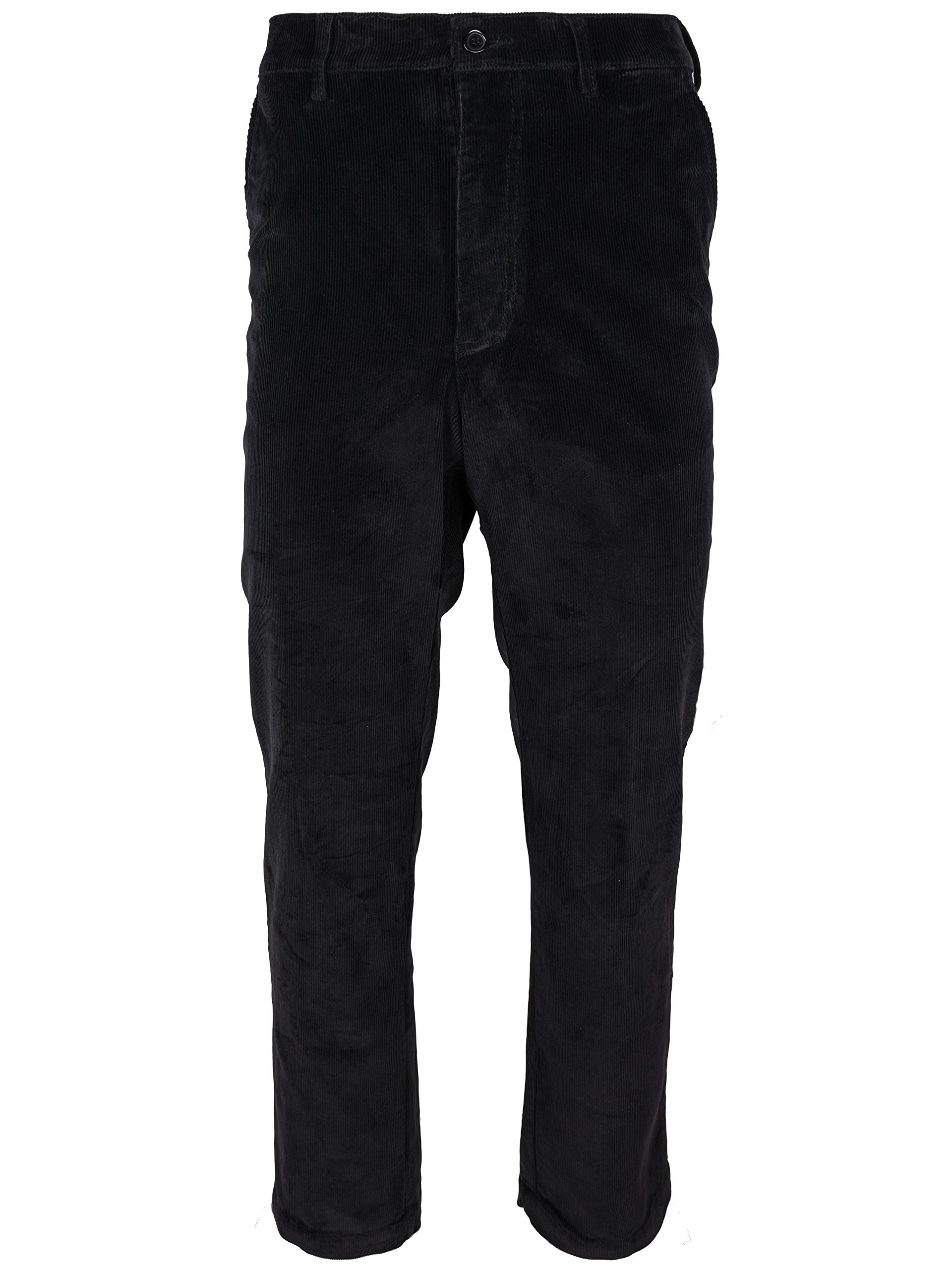 SOUNON Herren Cordhose, Stretch - Schwarz, Groesse: 52