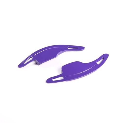 Interieurleisten Zubehör Für Chevrolet Für Corvette C7 2014-2019 Auto Lenkrad Paddle Shifter Extensions Shift Auto Zubehör 10 Stil Car Innenausstattung(Purple)