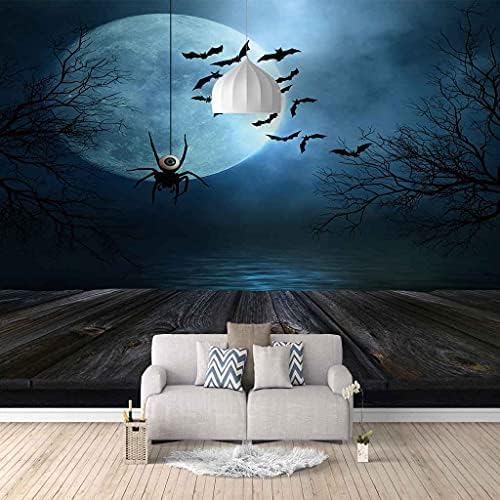 Halloween-Spinne 3D Tapeten Wanddekoration Fototapete Sofas Wohnzimmer Wandbild Schlafzimmer-250cm×170cm