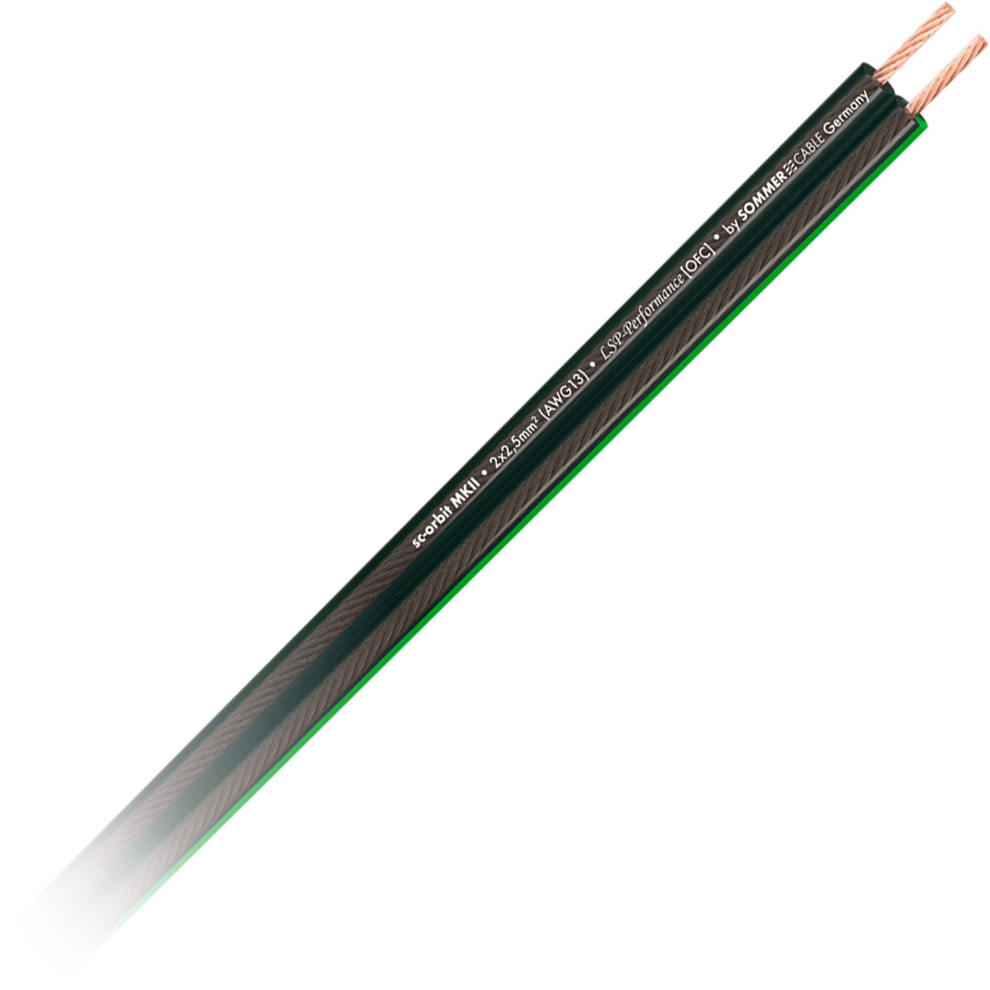 SOMMER CABLE 10m SC-ORBIT 225 MKII 2 x 2,5 mm² OFC Class 6 Lautsprecherkabel - 425-0151