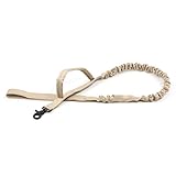 Hundehalsband Trainingshalsbänder Design Hundehalsband für große Hunde Militärisches Hundehalsband für mittelgroße und große Hunde Heimtierbedarf-Schleppseil-Khaki,L(45-55cm)