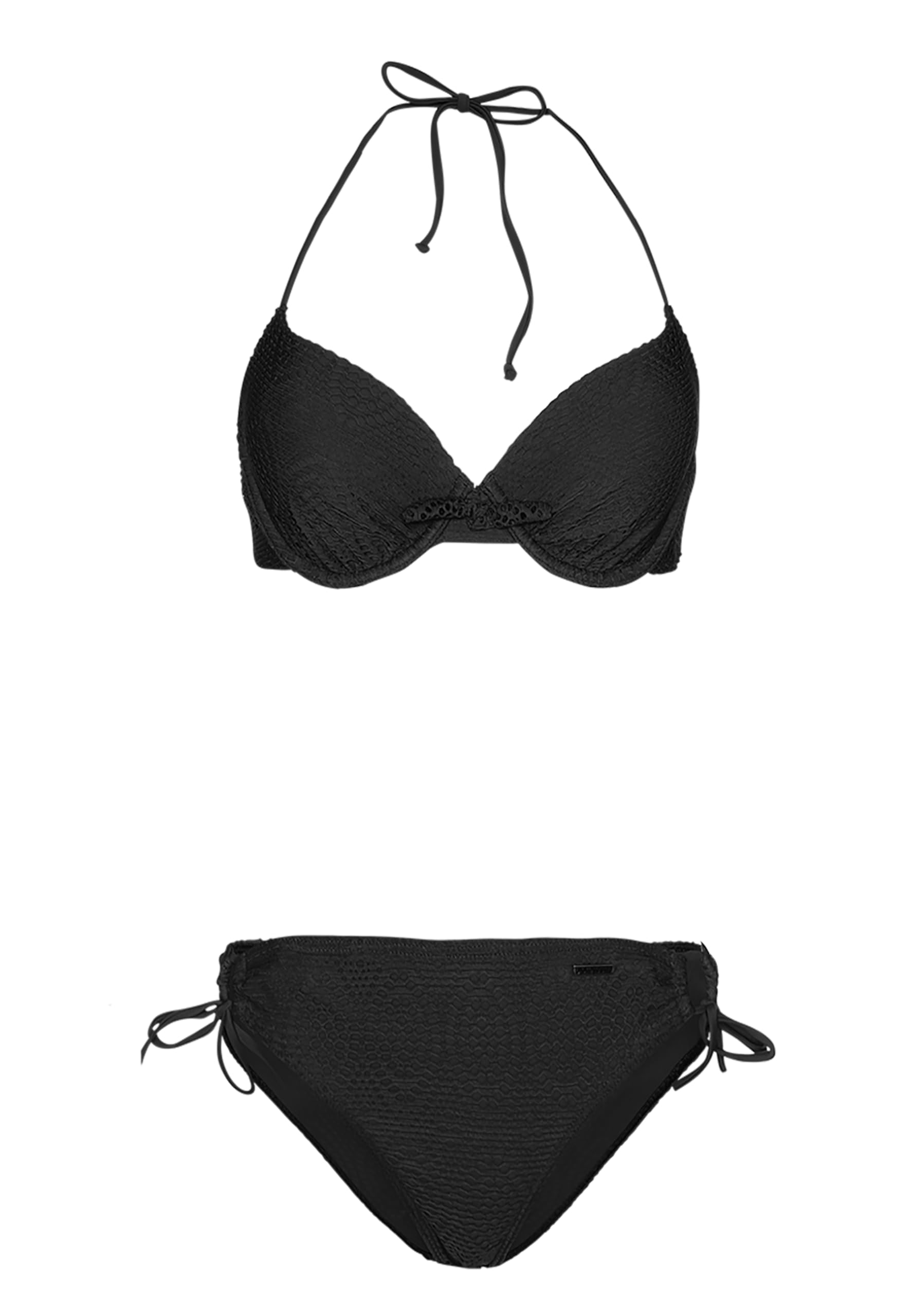 Protest Bulb Bcup Damen Bikini XS True Black