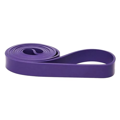 Ab. Latex Medium Resistance Band of Size 2080mm Length, 32mm Width, 4.5mm Thickness Blue Material : Latex Rubber for Yoga, Workout, Aerobics and Home Exercise Stretch Band