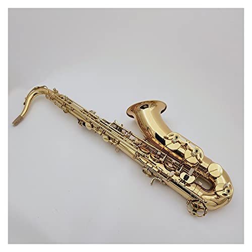 Tenor Saxophon BB Tune Messing Gold Lack Musikinstrument Mit Fallzubehör