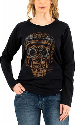 Rokker La Catrina, T-Shirt langarm Damen