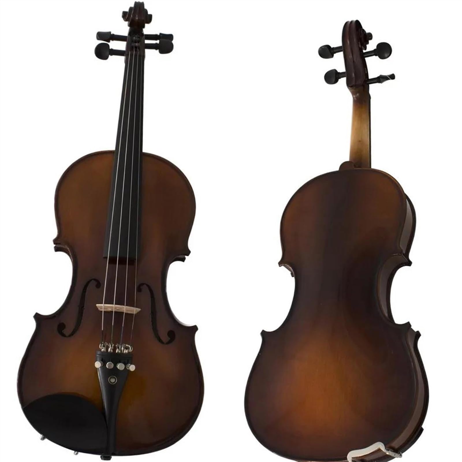 Standard Violine Ebenholzbesetzte Massivholzvioline