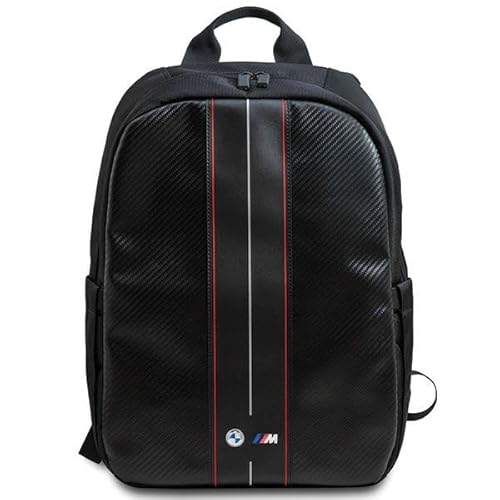 CG MOBILE Rucksack BMW BMBP15COMSCAKR 16" Schwarzk Carbon Red Stripes